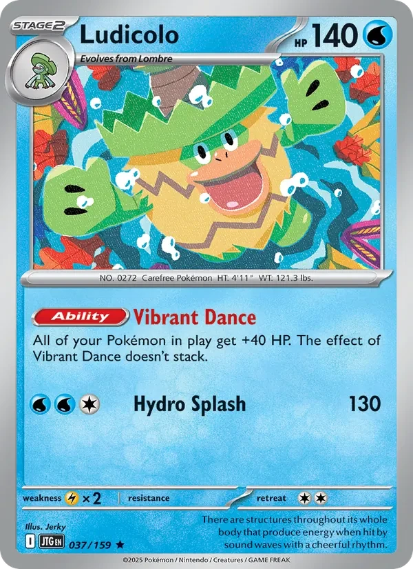 Ludicolo 037/159 Journey Together Pokémon card