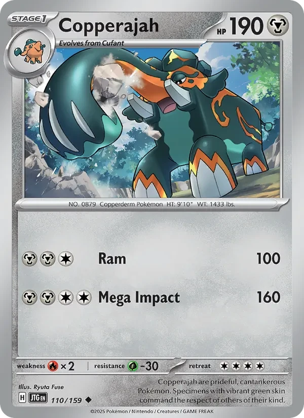 Copperajah 110/159 Journey Together Pokémon card