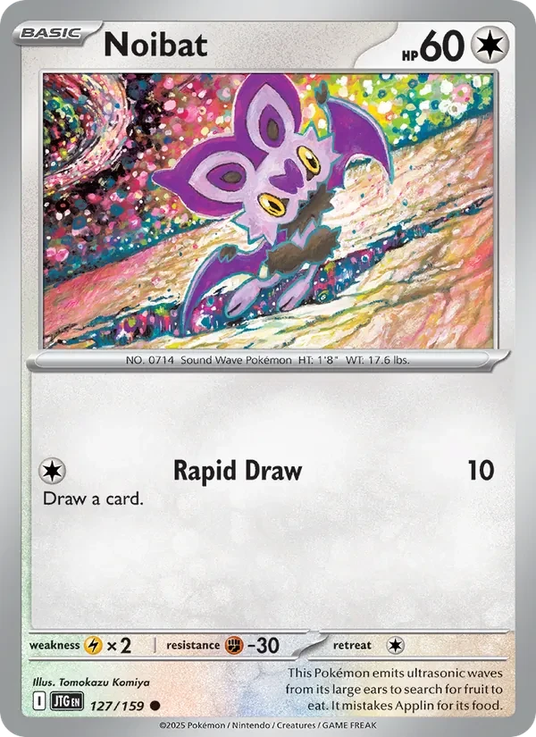 Noibat 127/159 Journey Together Pokémon Karte