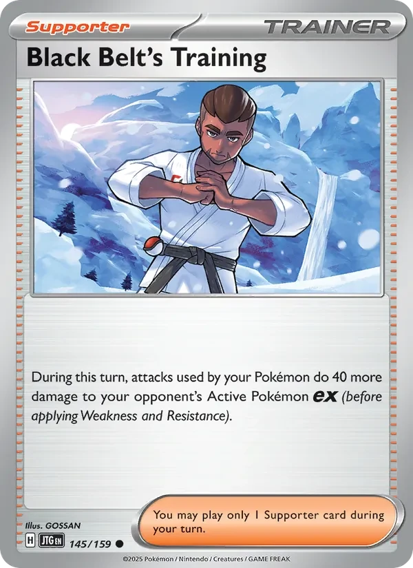 Black Belt's Training 145/159 Journey Together Pokémon card