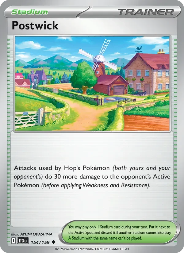 Postwick 154/159 Journey Together Pokémon card