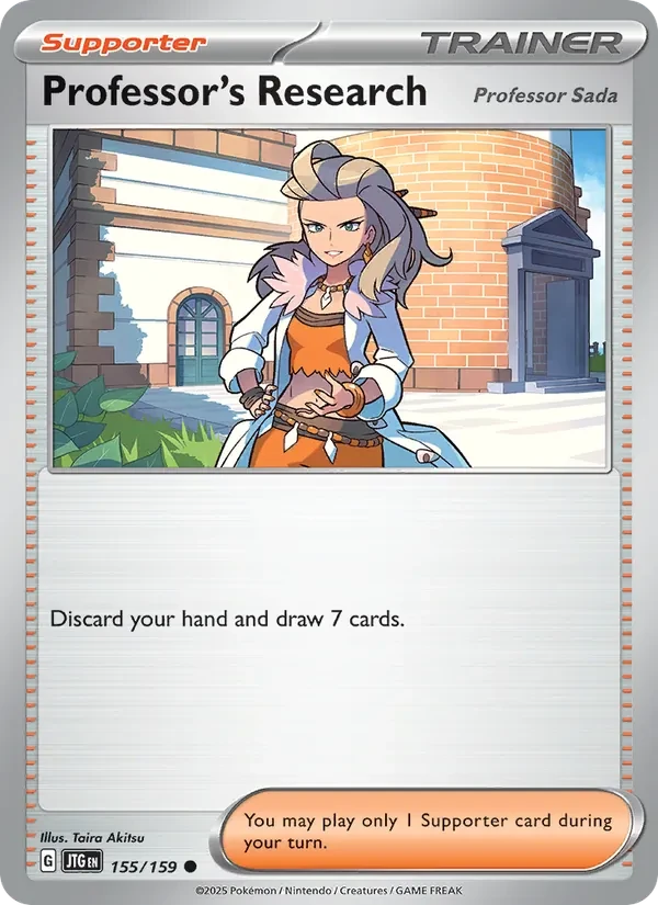 Professor's Research 155/159 Journey Together Pokémon card