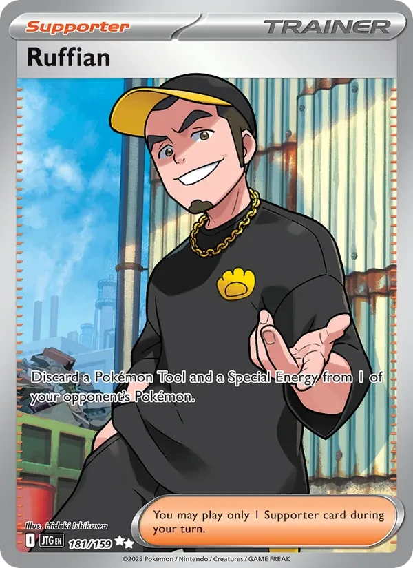 Ruffian 181/159 Journey Together Pokémon card