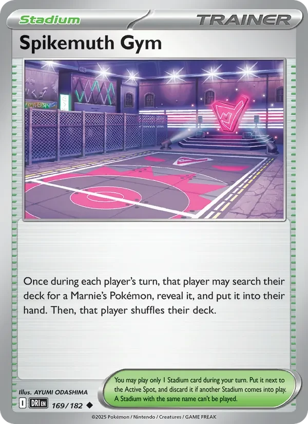 Spikemuth Gym 169/182 Destined Rivals Pokémon Karte
