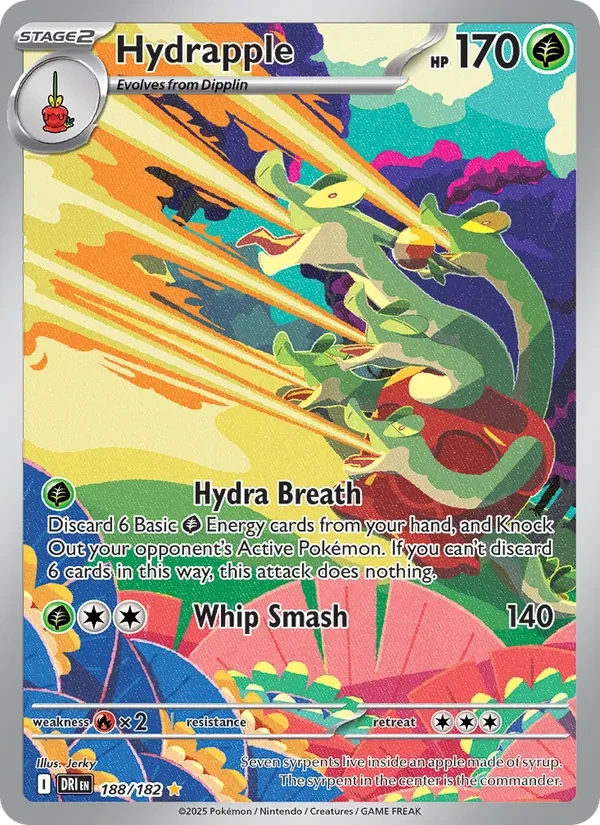Hydrapple 188/182 Destined Rivals Pokémon card
