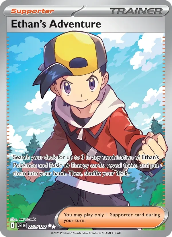 Carta Pokémon Ethan's Adventure 221/182 Destined Rivals