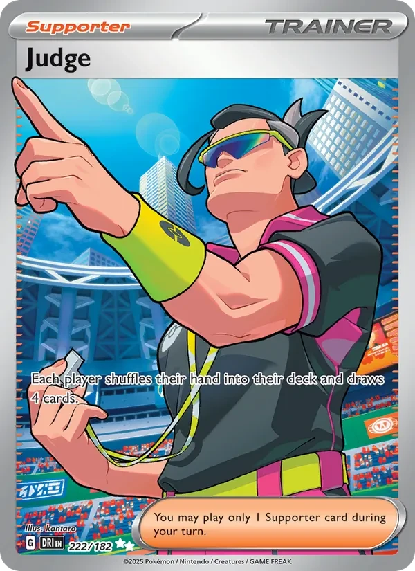 Judge 222/182 Destined Rivals Pokémon card