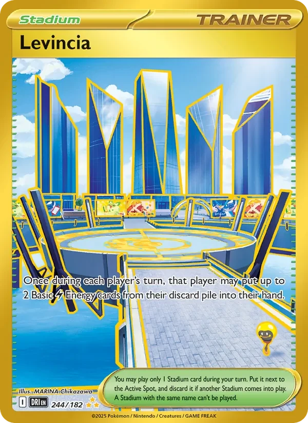 Levincia 244/182 Destined Rivals Pokémon card