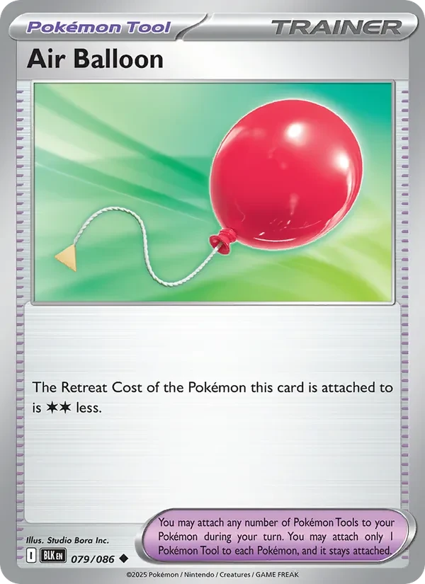 Air Balloon 079/86 Black Bolt Pokémon card