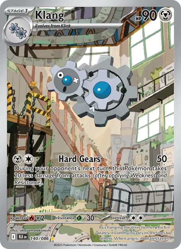 Klang 140/86 Black Bolt Pokémon card