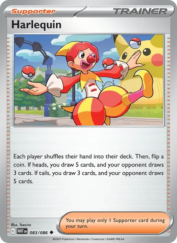Harlequin 083/86 White Flare Pokémon card