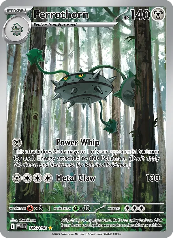 Ferrothorn 149/86 White Flare Pokémon card