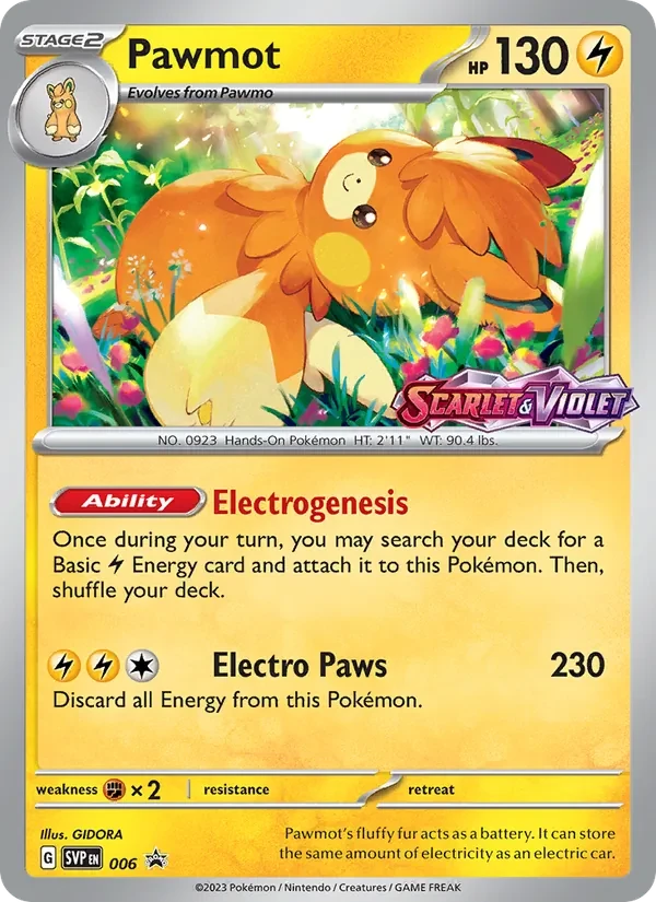 Pawmot 006/225 SVP Black Star Promos Pokémon card