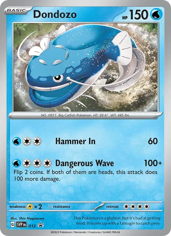 Dondozo 012/225 SVP Black Star Promos Pokémon Karte