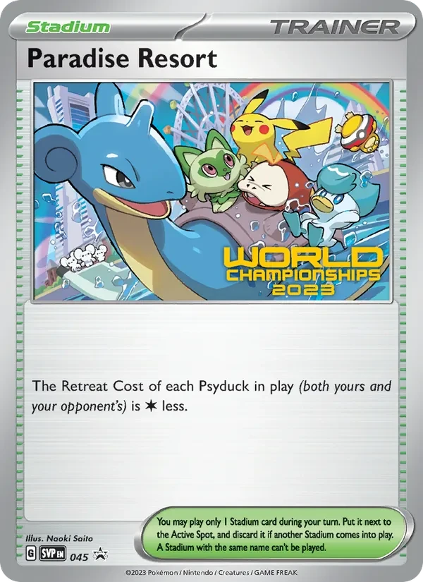 Carte Pokémon Paradise Resort 045/225 SVP Black Star Promos