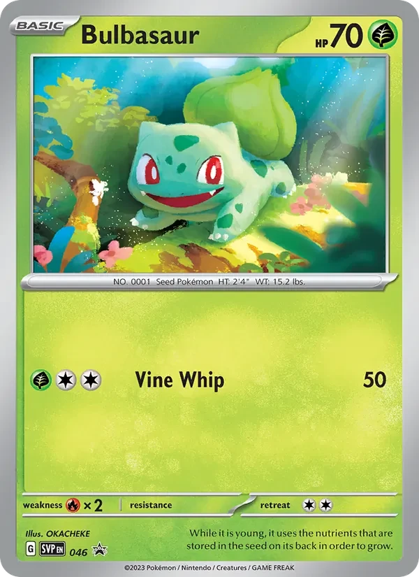 Bulbasaur 046/225 SVP Black Star Promos Pokémon card