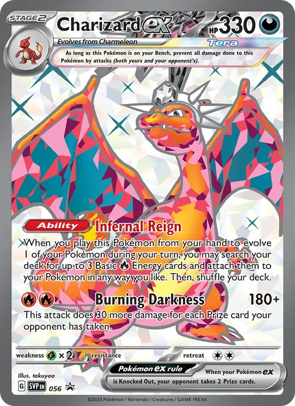 Charizard ex 056/225 SVP Black Star Promos Pokémon Karte