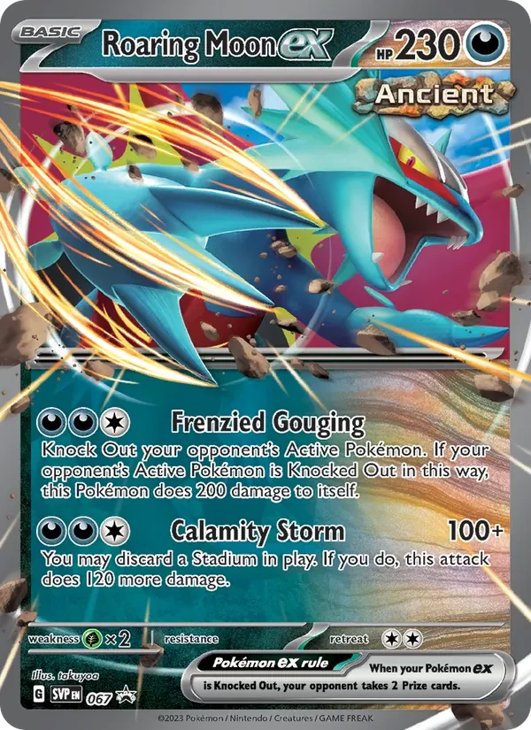 Roaring Moon ex 067/225 SVP Black Star Promos Pokémon Karte