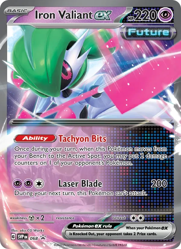 Iron Valiant ex 068/225 SVP Black Star Promos Pokémon Karte