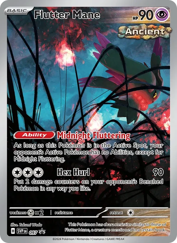 Flutter Mane 097/225 SVP Black Star Promos Pokémon card
