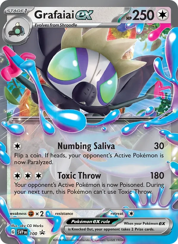 Grafaiai ex 100/225 SVP Black Star Promos Pokémon Karte