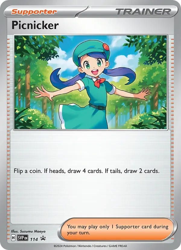 Picnicker 114/225 SVP Black Star Promos Pokémon card