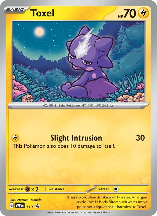 Toxel 119/225 SVP Black Star Promos Pokémon card