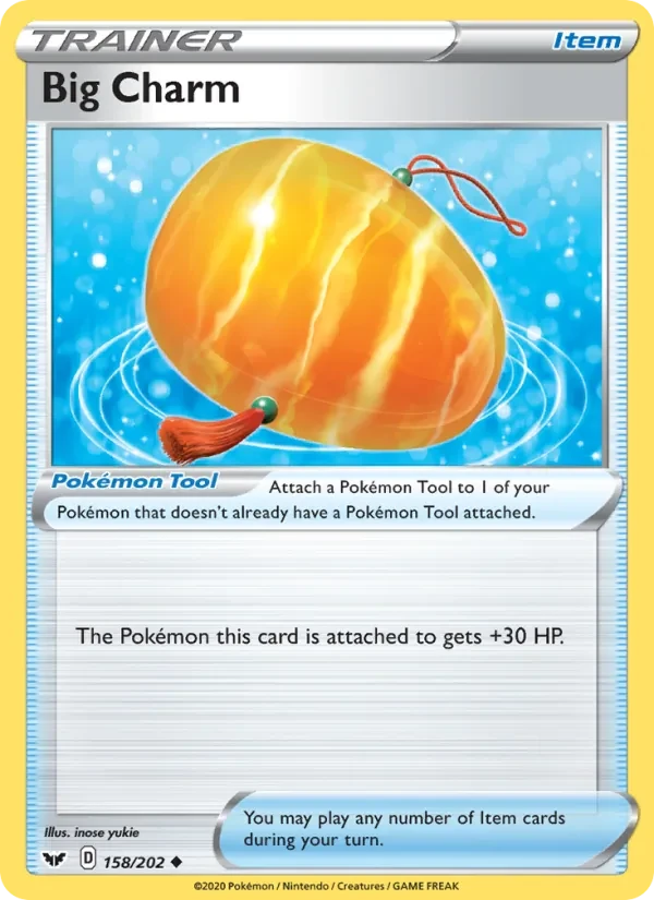 Big Charm 158/202 Sword & Shield Pokémon card