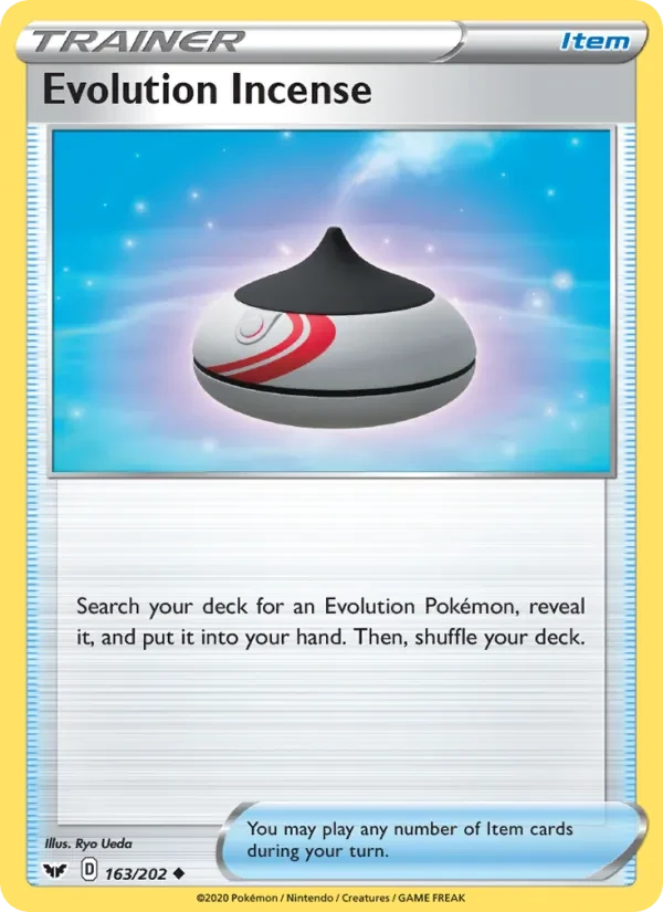 Evolution Incense 163/202 Sword & Shield Pokémon card
