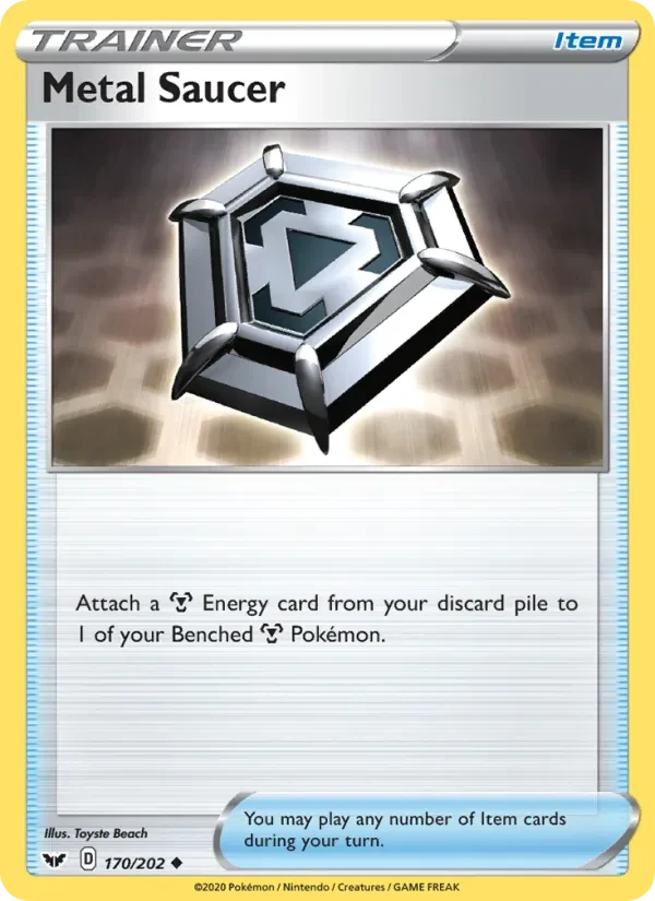 Metal Saucer 170/202 Sword & Shield Pokémon Karte