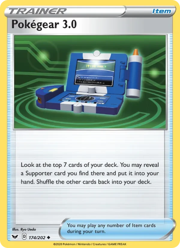 Pokégear 3.0 174/202 Sword & Shield Pokémon card