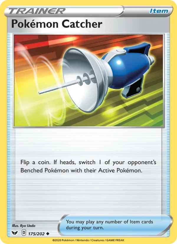 Pokémon Catcher 175/202 Sword & Shield Pokémon card