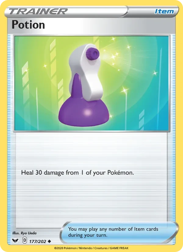 Potion 177/202 Sword & Shield Pokémon card