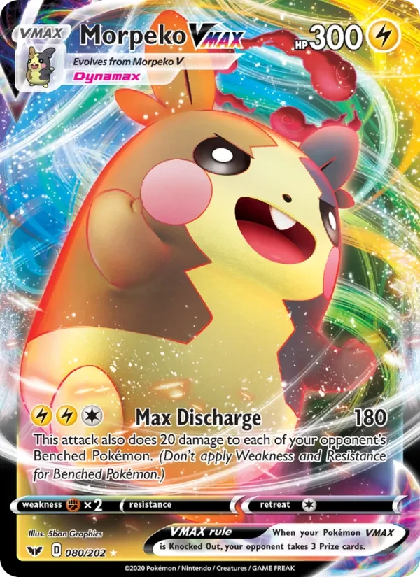 Morpeko VMAX 80/202 Sword & Shield Pokémon Karte