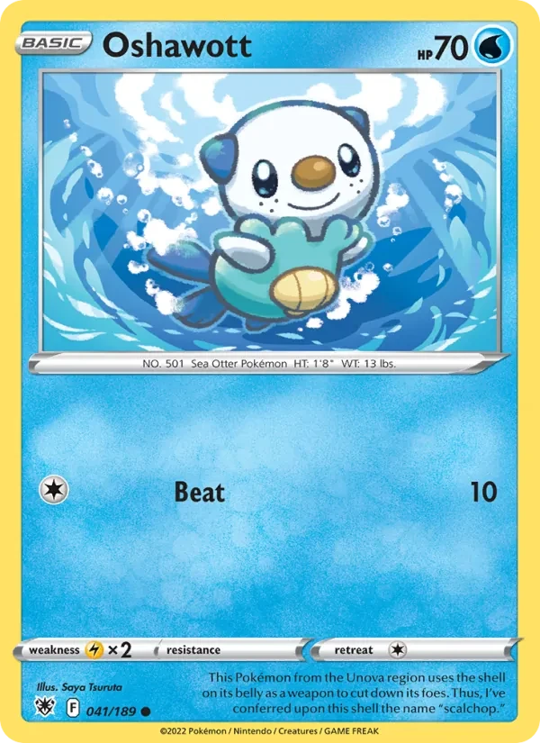 Oshawott 041/189 Astral Radiance Pokémon card