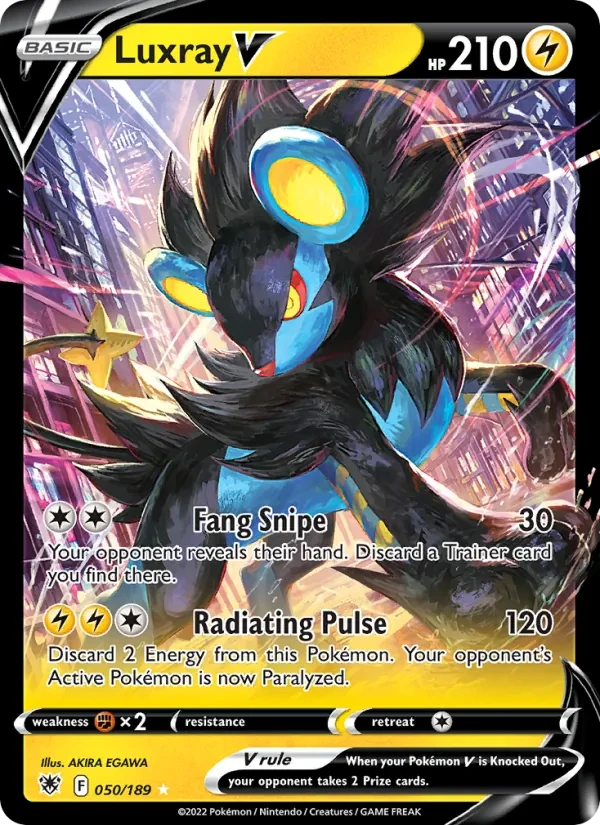 Luxray V 050/189 Astral Radiance Pokémon card