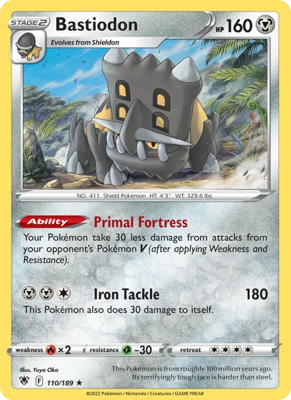 Bastiodon 110/189 Astral Radiance Pokémon card