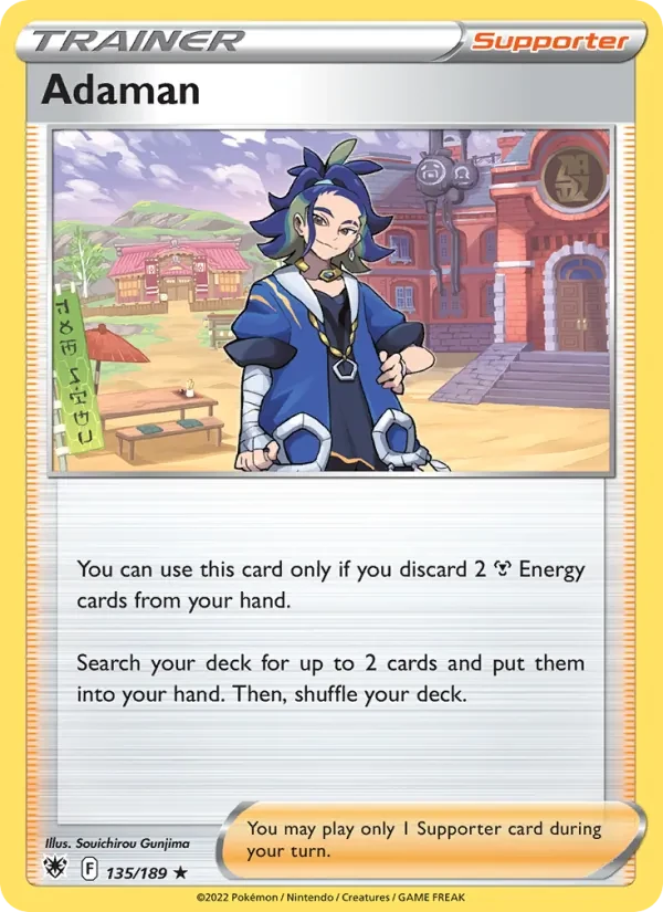 Adaman 135/189 Astral Radiance Pokémon card