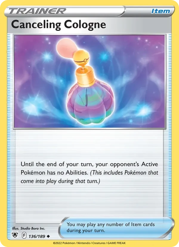 Canceling Cologne 136/189 Astral Radiance Pokémon card