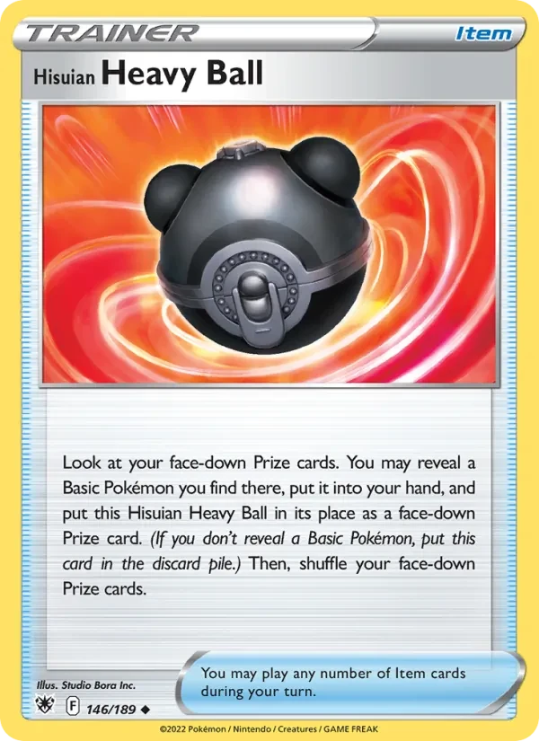 Hisuian Heavy Ball 146/189 Astral Radiance Pokémon Karte
