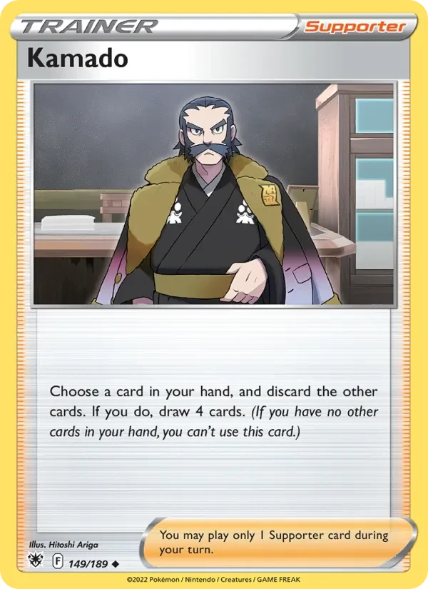 Kamado 149/189 Astral Radiance Pokémon card