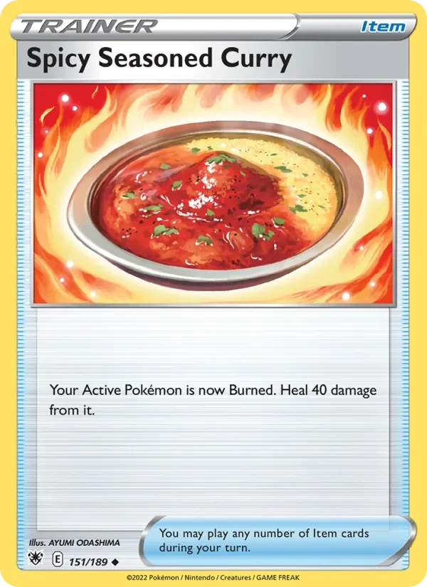 Spicy Seasoned Curry 151/189 Astral Radiance Pokémon card