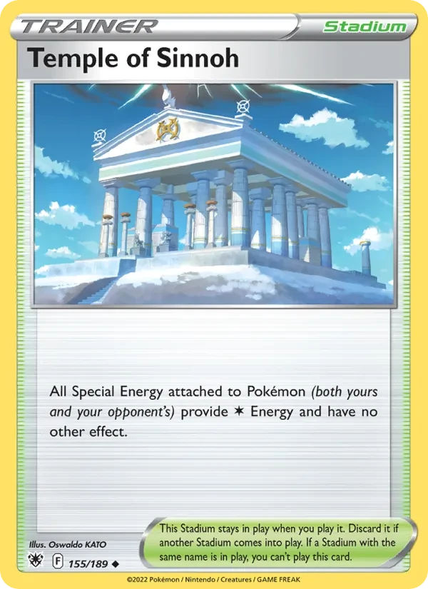 Carte Pokémon Temple of Sinnoh 155/189 Astral Radiance