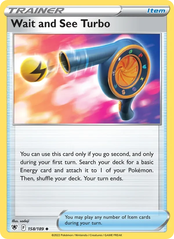 Wait and See Turbo 158/189 Astral Radiance Pokémon kaart