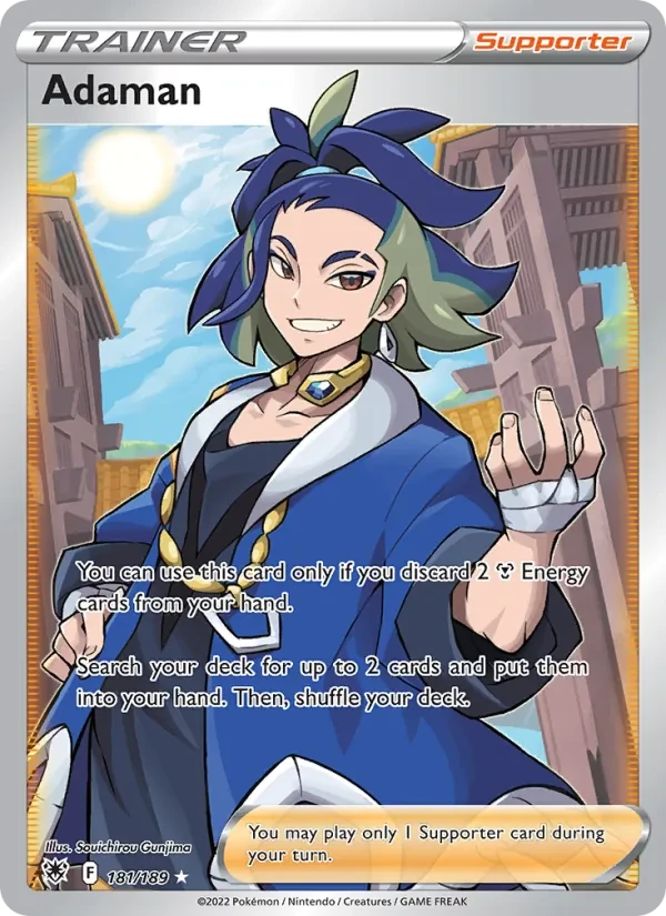 Adaman 181/189 Astral Radiance Pokémon card