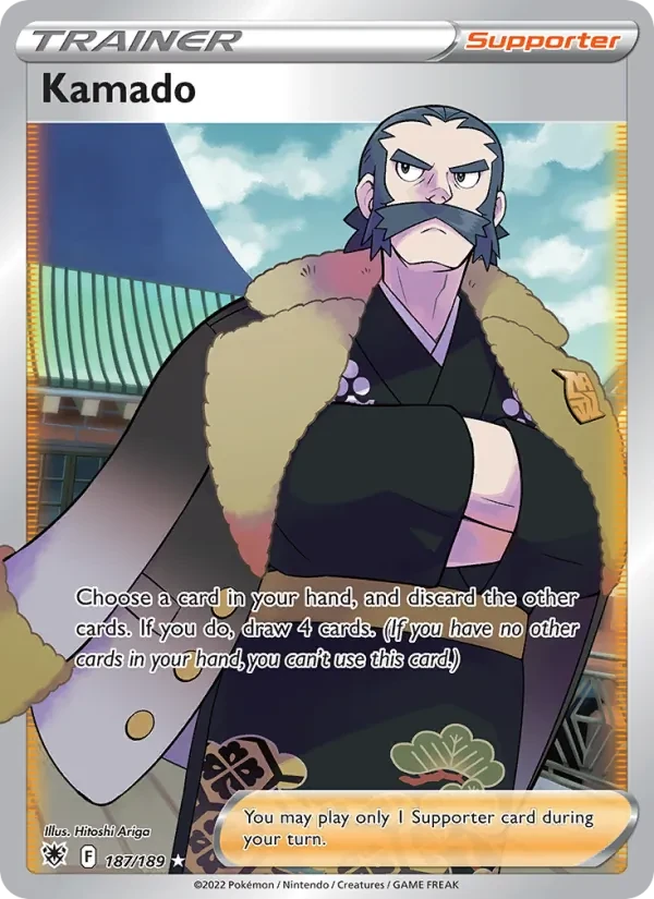 Kamado 187/189 Astral Radiance Pokémon card