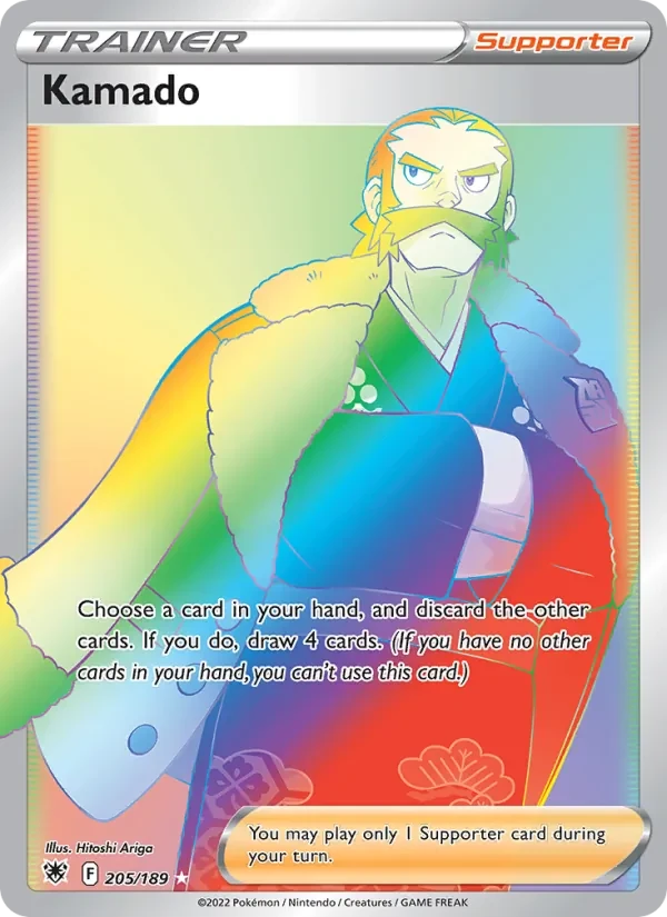 Kamado 205/189 Astral Radiance Pokémon card