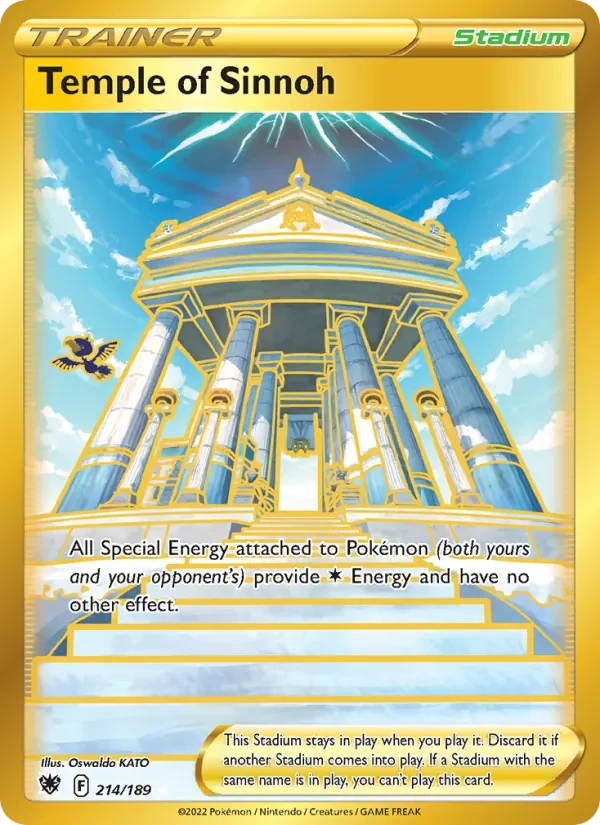 Temple of Sinnoh 214/189 Astral Radiance Pokémon card