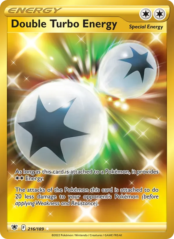 Carte Pokémon Double Turbo Energy 216/189 Astral Radiance