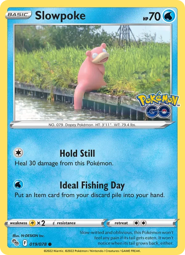 Slowpoke 019/78 Pokémon GO Pokémon card